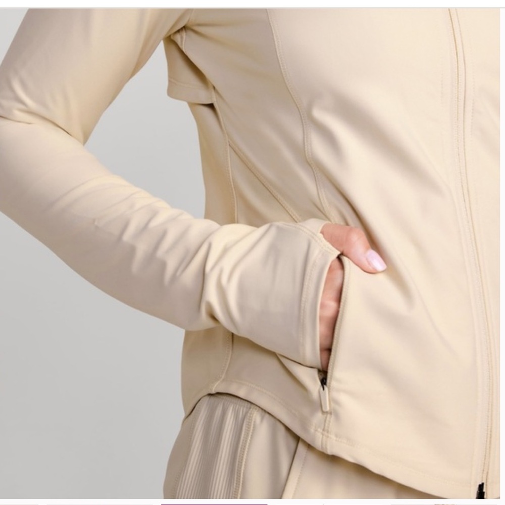 Powersoft Cropped Full-Zip Performance Jacket -Wi… - image 2